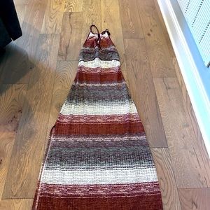 Free People Long Dress with leg slit